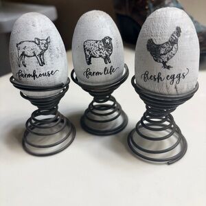 Rustic Farmhouse Egg Holders